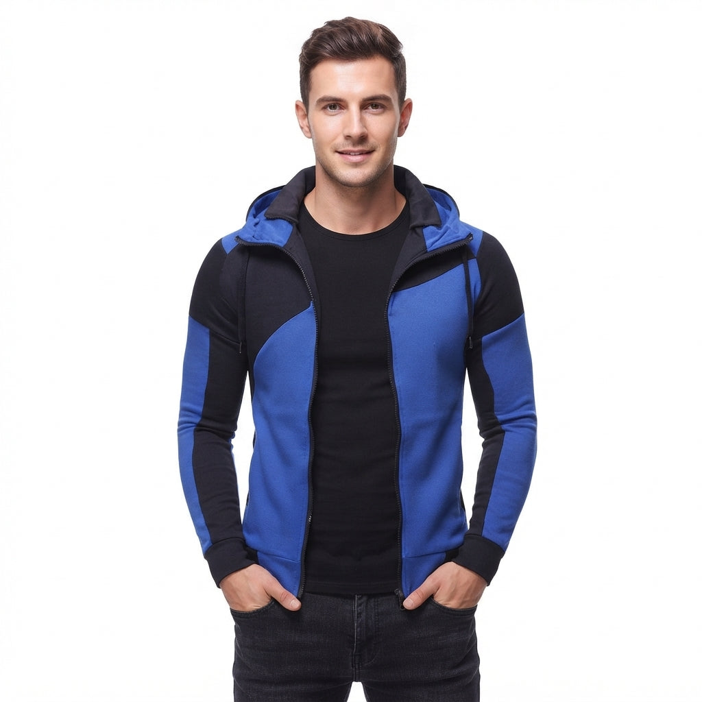 Nigel Yardley | Veste de survêtement à capuche zippée et à empiècements contrastants