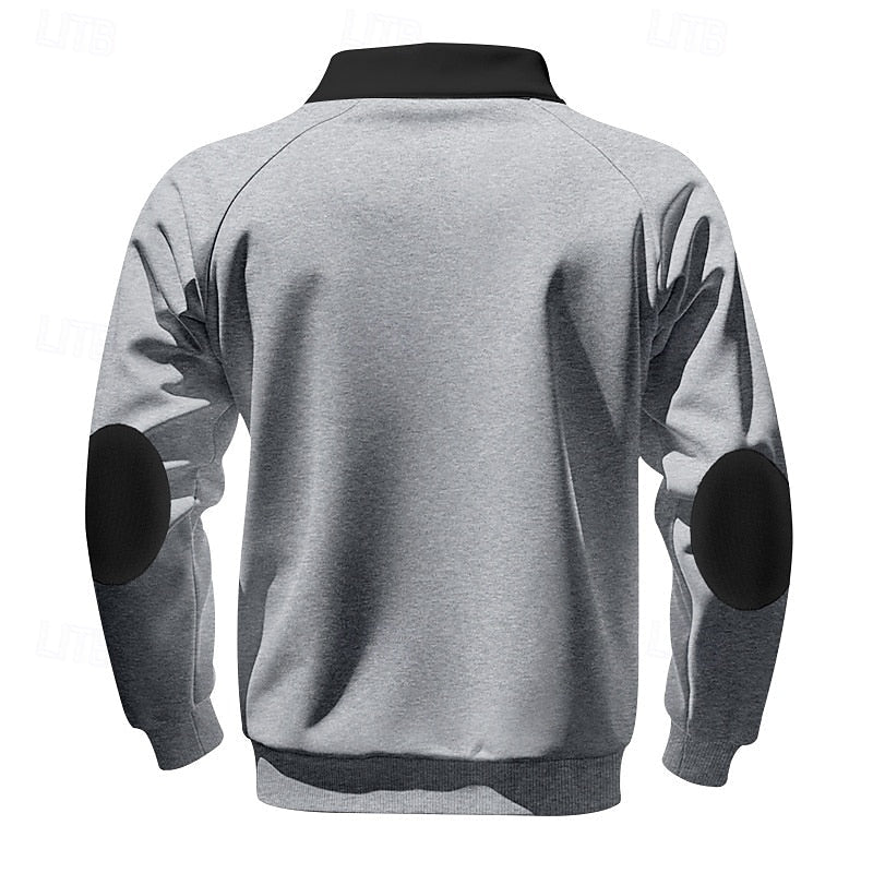 Callum Sandford | Quarter-Zip Colour Block Pullover