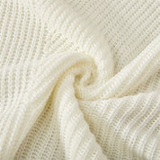 Rhys Cooper | Relaxed V-Neck Waffle Knit Jumper