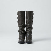 Olivia Smith | Bottes souples montantes de style western à boucle