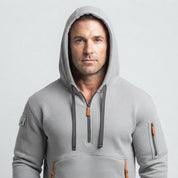 Oscar Fleming | Sweat à capuche Artemis haut de gamme à demi-zip