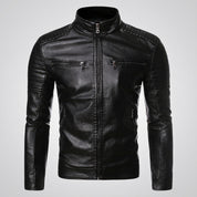 Owen Featherstone | Leather Biker Jacket