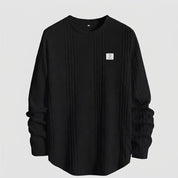 Percival Ashmore | Cable Knit Round Neck Pullover