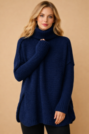 Felicity Hammond | Luxury Oversized Turtleneck Knit Sweater