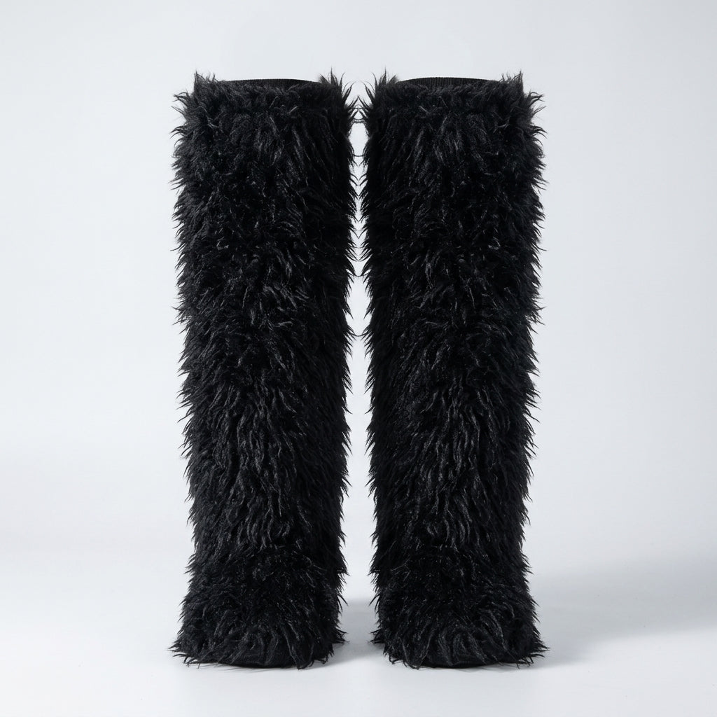 Poppy Hill | Bottes cuissardes en fausse fourrure