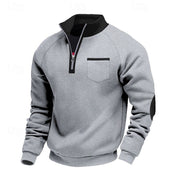 Callum Sandford | Quarter-Zip Colour Block Pullover