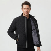 Reuben Walker | Quilted Bomber Jacket with Fleece Lining