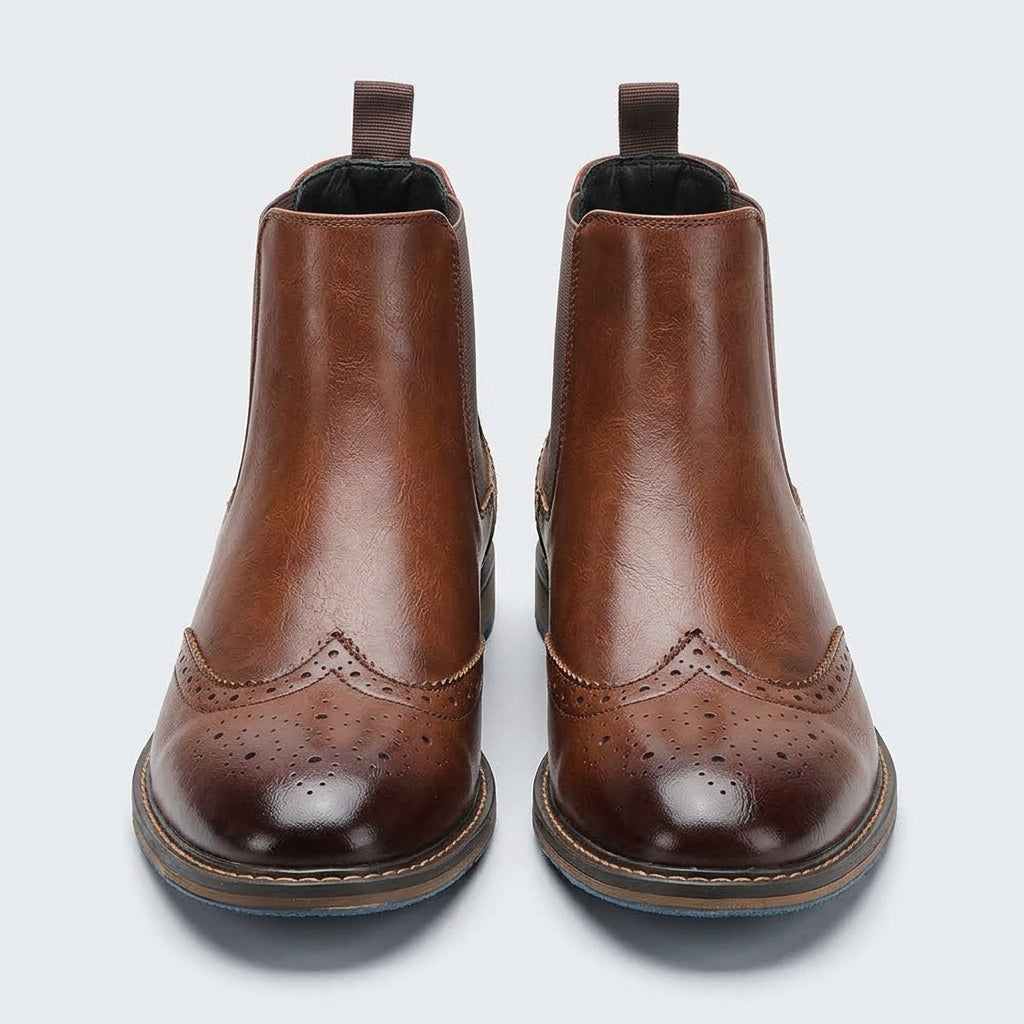 Roland Harker | Chelsea čižmy s brogue detailom