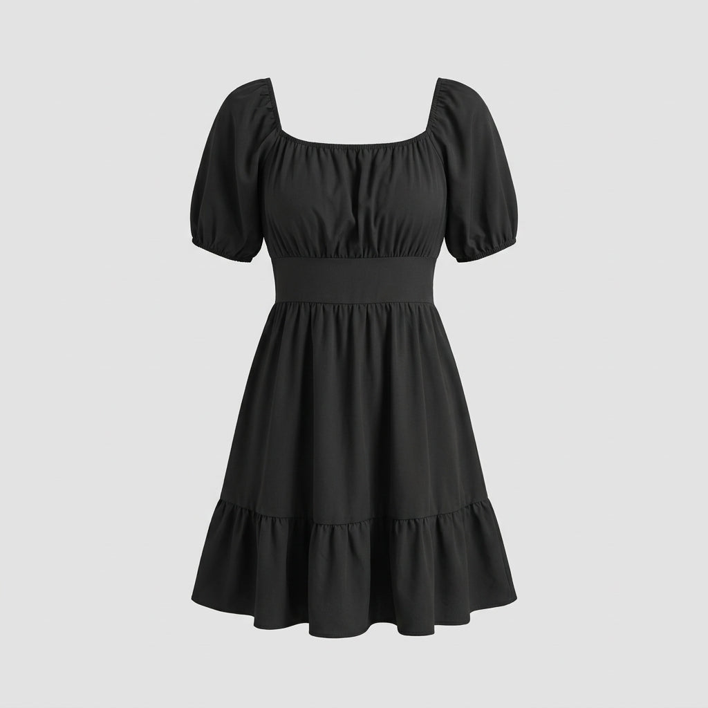 Rosalie Fenwick | Robe patineuse en mousseline à dos lacé