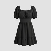 Rosalie Fenwick | Robe patineuse en mousseline à dos lacé