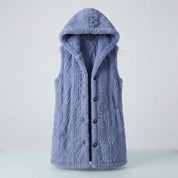 Rosie Clarke | Faux Fur Hooded Longline Vest