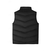 Foster | Quilted Padded Gilet in Rich Crimson