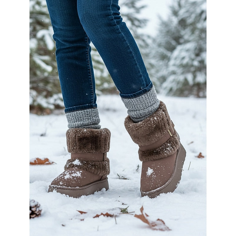 Diana Harrison | Bottes de neige douillettes bordées de fourrure