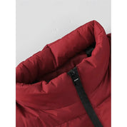 Foster | Quilted Padded Gilet in Rich Crimson