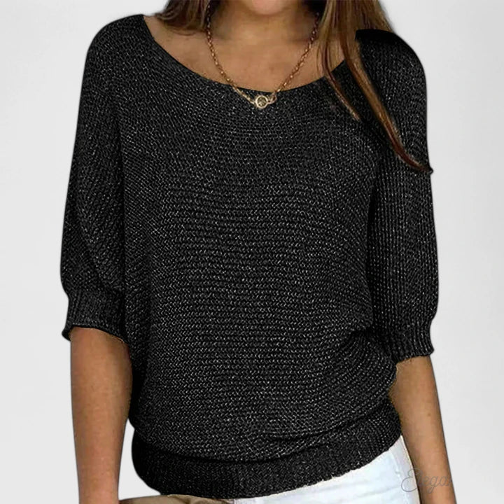 Lavinia Ashcombe | Sweter oversize z rękawami nietoperzami