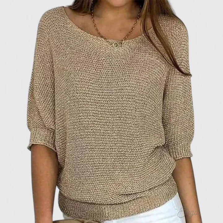 Lavinia Ashcombe | Sweter oversize z rękawami nietoperzami