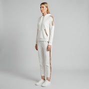 Una Sinclair | Sequin Trim Hoodie and Jogger Set