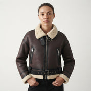 Verity Clarke | Shearling Aviator Jacket