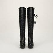 Verity Smith | Bottes à talons aiguilles, au-dessus du genou