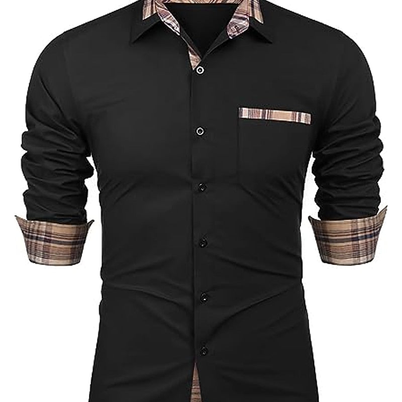 Gregory Ashton | Refined Contrast-Trim Shirt