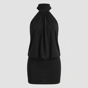 Wilhelmina Ashcroft | Robe mini moulante dos nu à col licou