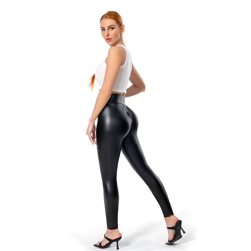 Freya Hughes | Matte High-Waisted Pants