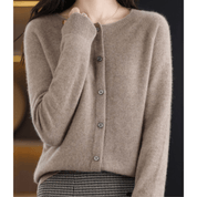Rosalind Ashworth | Cardigan à col rond boutonné sur le devant