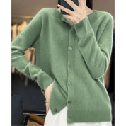 Rosalind Ashworth | Cardigan à col rond boutonné sur le devant