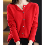 Rosalind Ashworth | Cardigan à col rond boutonné sur le devant