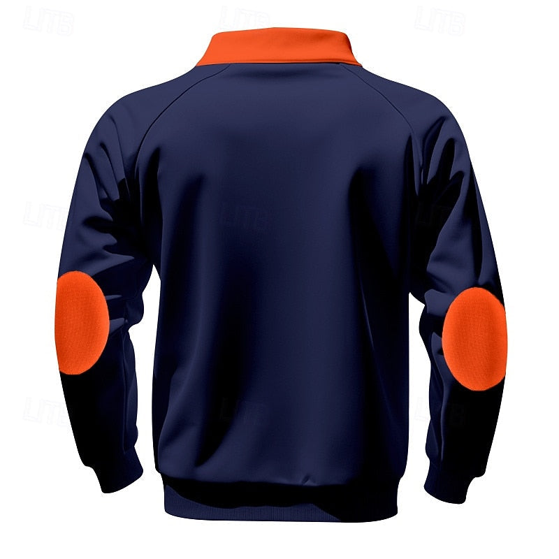 Callum Sandford | Quarter-Zip Colour Block Pullover