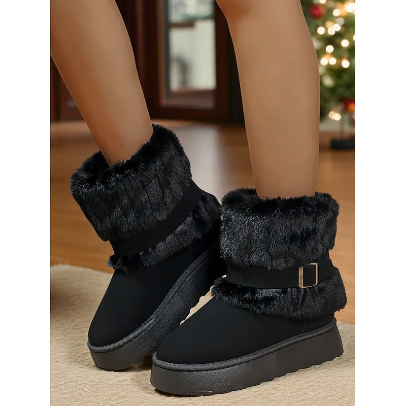 Diana Harrison | Bottes de neige douillettes bordées de fourrure